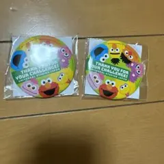 USJセサミストリート缶バッチ