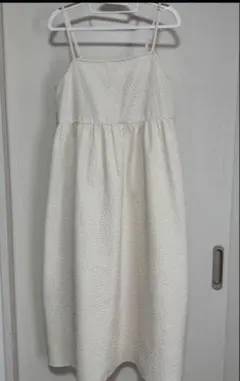 colzaアイボリー キャミソール ロングワンピース【丁寧梱包】