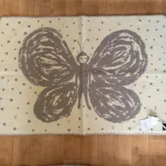 ミナペルホネン　woolハーフブランケット　グレー