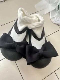 Attipas リボン付きベビーシューズ
