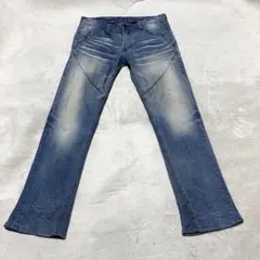 NICOLE CLUB FOR MENデニム 46 y2k ストレッチ フェード