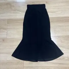 グレイル ブラック マーメイドスカート ギャザー入り