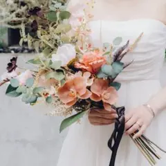 【値下げ中】ウェディングブーケ　ブートニア