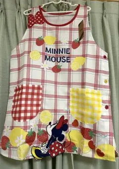 ディズニー　エプロン　ミニー