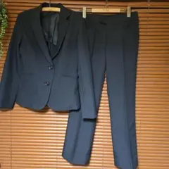 黒ビジネスパンツスーツ上下セット Mサイズ