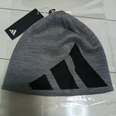 [新品]adidas ビーニー グレー