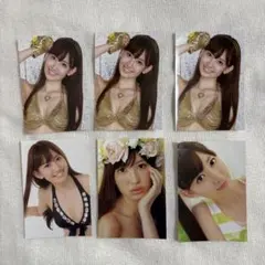 元AKB48 小嶋陽菜（こじはる）写真カード 6枚セット