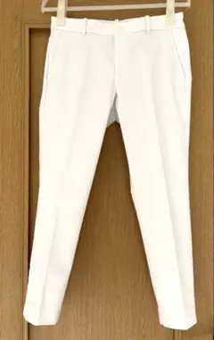 UNIQLO ストレッチ テーパード クロップド パンツ　61cm ホワイト