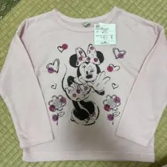 ミニーマウス 長袖カットソー 110