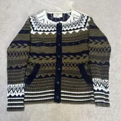 diesel 古着 カーディガン ニット S 柄 メンズ レディース