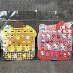 韓国 サンリオ マシュマロシール ハローキティ ポムポムプリン 2枚セット