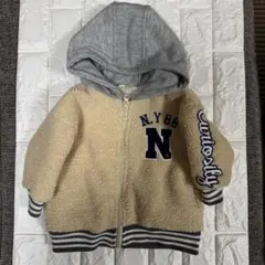 フード付き パーカー 80 男の子 もこもこ