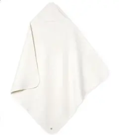 新品タグ付　プチバトー　オーガニックコットン　おくるみ　アフガン　白