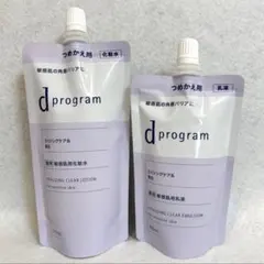 dプログラム バイタライジング＆クリア化粧水・乳液のサムネイル