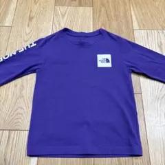 THE NORTH FACE 長袖カットソー 110 紫　ロンT