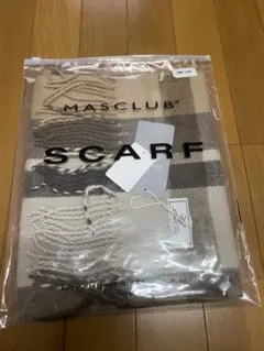 新品♡MASCLUB チェック柄マフラー