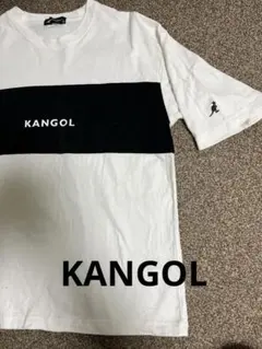KANGOL ロゴ Tシャツ ホワイト/ブラック