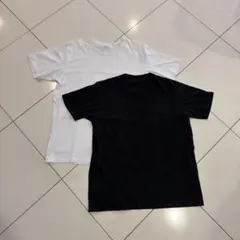 UNIQLO U エアリズムとコットンオーバーサイズＴシャツ 黒白２枚セットXLのサムネイル