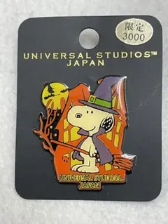ユニバーサルスタジオ スヌーピー ハロウィン ピンバッジ 限定3000 レア