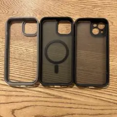 MagSafe対応 透明ブラック iPhoneケース