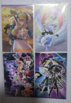 ポケマス　ポストカード　全4種コンプリート　アニメイト　ポケモンマスターズ