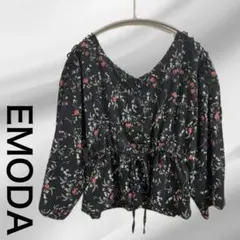 【最終価格】EMODA（エモダ） 花柄シャツ ブラウスのサムネイル