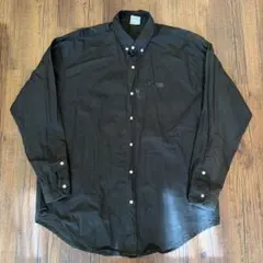 USA製 FOURSTAR フォースター 長袖ボタンダウンシャツ L 黒