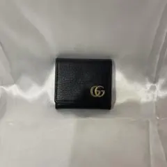 《鑑定済み》GUCCI GGマーモント コインケース /コンパクト財布 ブラック