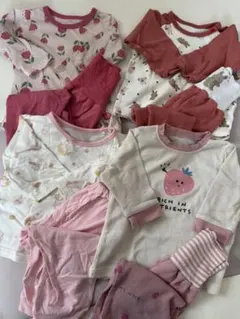 ベビーパジャマセット 80サイズ　4点