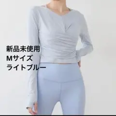 スカーラ SUKALA ヨガウェア 長袖 トップス Mカップ付きベールメッシュ