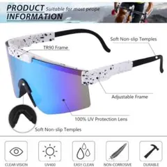 スポーツ 偏光 野球 サングラス UV400 保護 アウトドア サイクリングのサムネイル