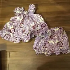 夏用トップスとショートパンツのセット