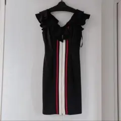 【 an 】フリルデザイン ミニ丈 キャバドレス