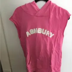 ロデオクラウンズ 半袖 フード付きトレーナー