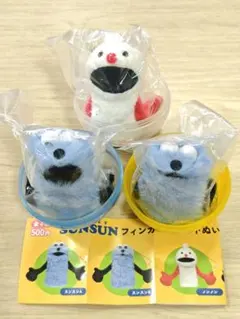 パペットスンスン フィンガーパペットぬいぐるみ　3点セット