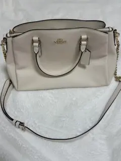 COACH ホワイト ショルダーバッグ