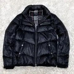 極美品✨バーバリーブラックレーベル　y2k 肉厚　ダウンジャケット　ブラック　M