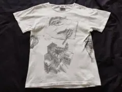 M.C.Escher エッシャー 90s 日本製 騙し絵 滝 Tシャツ - メルカリ