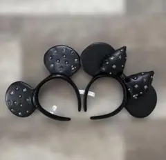 ディズニー disney スタッズ カチューシャ ミッキーミニー 2セット売り