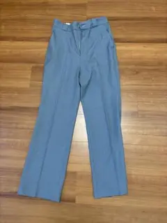 レディース スラックス パンツ ブルー
