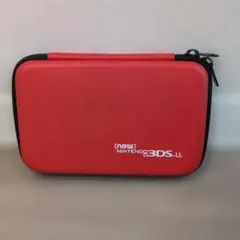 Newニンテンドー3DS LL専用 ハードポーチ レッド 収納ケース