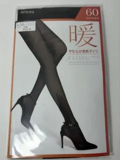 N*n様 アツギ ATSUGI アスティーグ 暖 タイツ L-LL チャコール