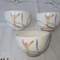 香蘭社の「らん」湯呑揃