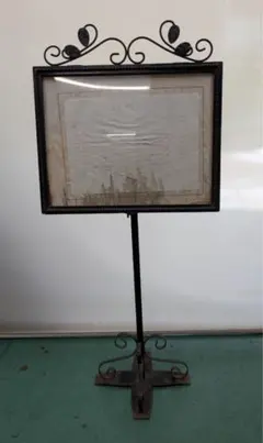 【中古】大阪引取限定 アンティーク 看板 スタンドメニュー 喫茶店 即買い❌