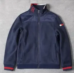 トミーヒルフィガー ジップジャケット 短丈 ネイビー ユースL ストリート