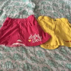 BABY DOLL フリル付きショートパンツセット 90