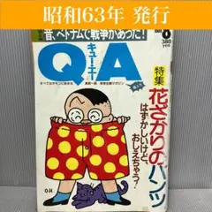 【昭和レトロ】Q&A 1988年8月号 特集:花さがりのパンツ　平凡社　ベトナム
