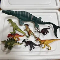 フィギュア まとめ売り 8体セット　シュライヒ 恐竜 ティラノサウルス アニア
