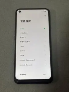 【美品】Android スマートフォン 本体 OPPO A54 5G 初期化済みのサムネイル