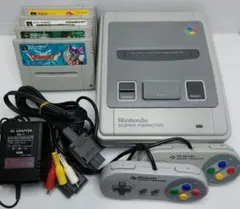 SFC Nintendo Super Famicom 本体 + ゲームソフト4本